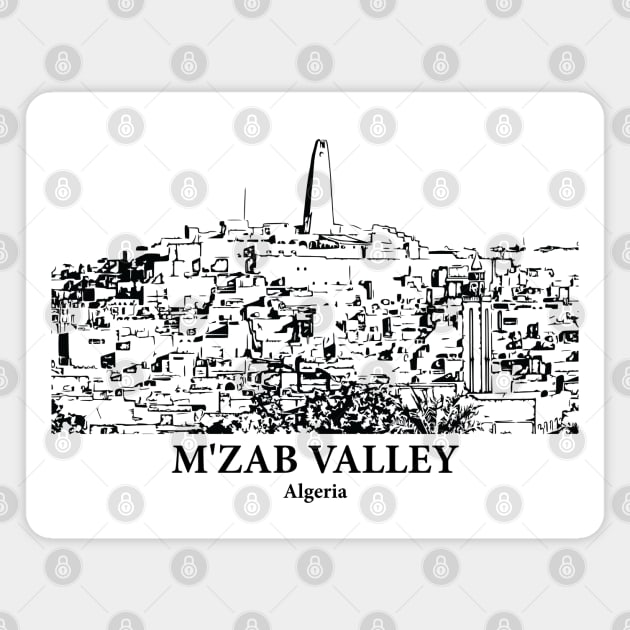 M'Zab Valley - Algeria Magnet by Lakeric